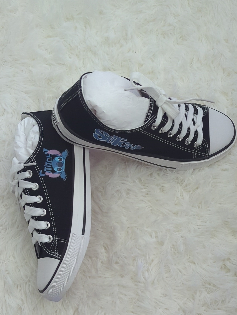 Converse All Star Black Stitch Canvas Low-Top Women's Sneakers
